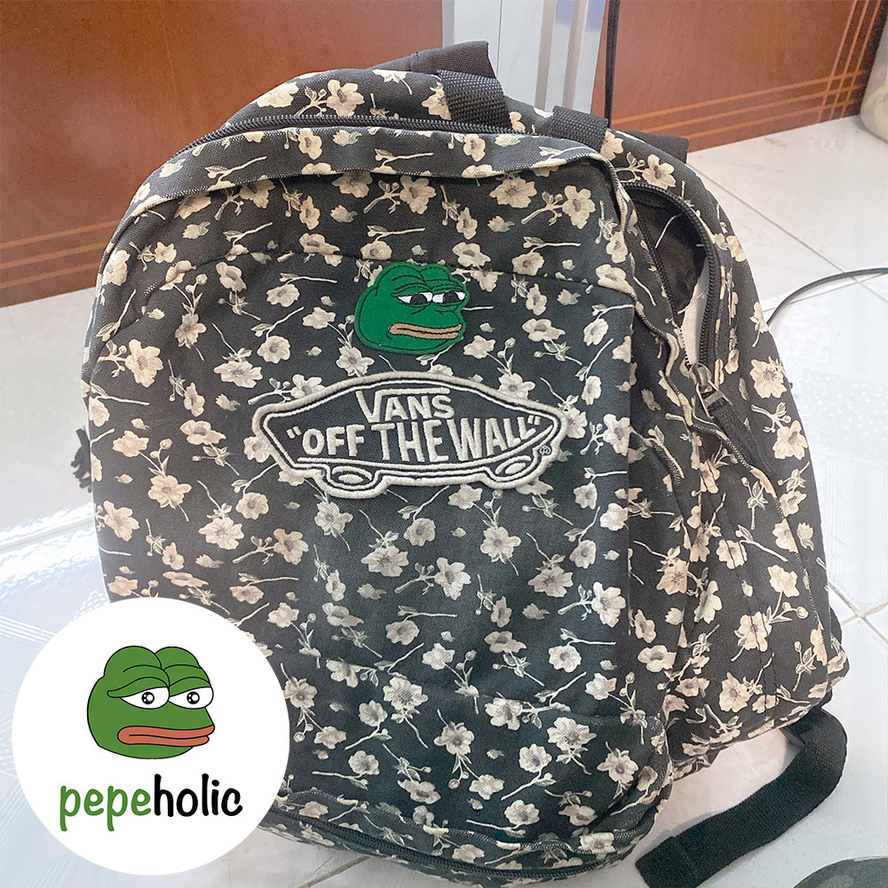 Pepe The Frog Meme Iron-On Embroidered Patch