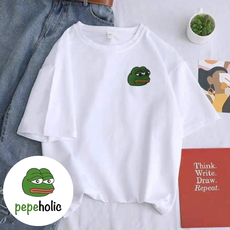 Pepe The Frog Meme Iron-On Embroidered Patch