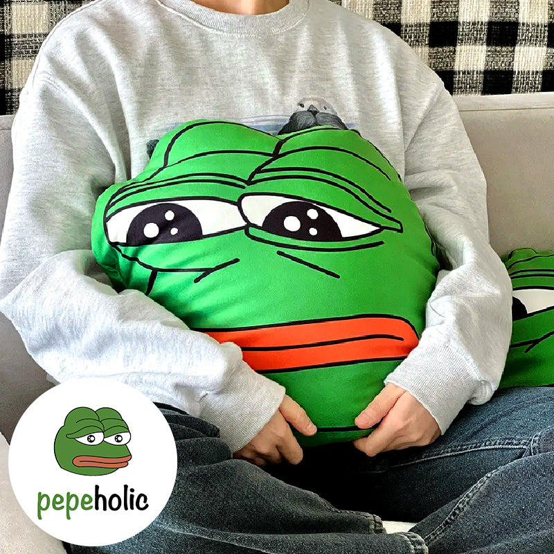 Pepe the Frog Double-Faced Plush Pillow