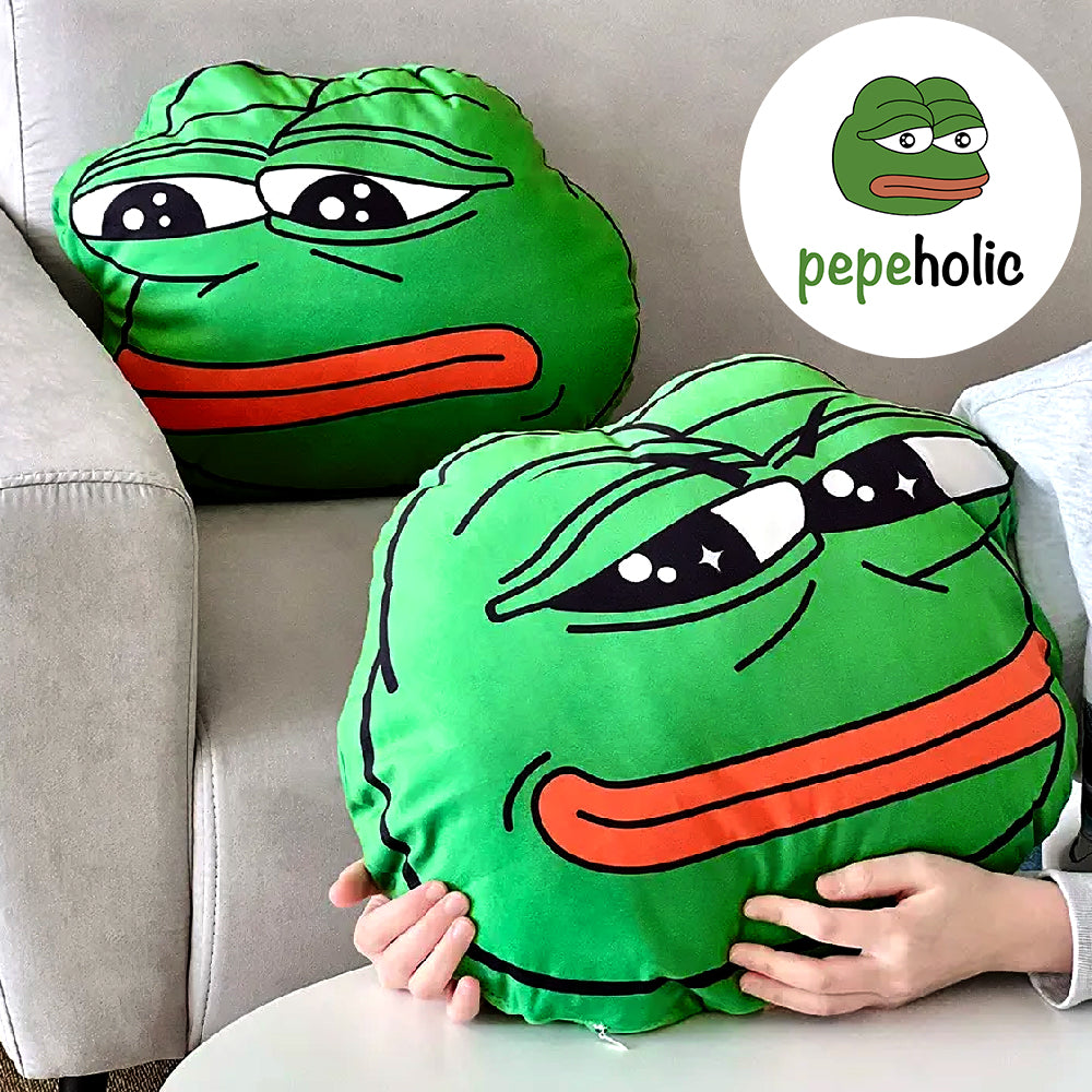 Pepe the Frog Double-Faced Plush Pillow