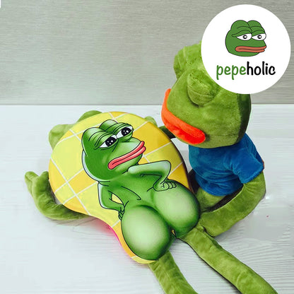 Pepe The Sad Frog Ergonomic Mouse Pad with Wrist Rest