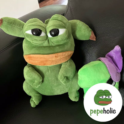 Pepe the Frog in Pikachu Style Plush