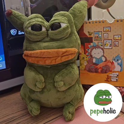 Pepe the Frog in Pikachu Style Plush