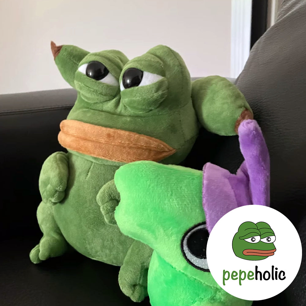 Pepe the Frog in Pikachu Style Plush