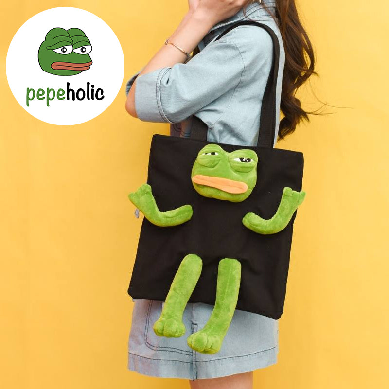 Pepe The Frog Plush Tote Bag