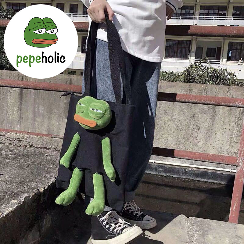 Pepe The Frog Plush Tote Bag