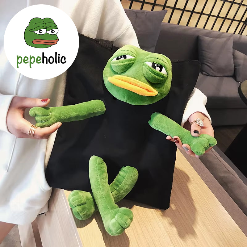 Pepe The Frog Plush Tote Bag