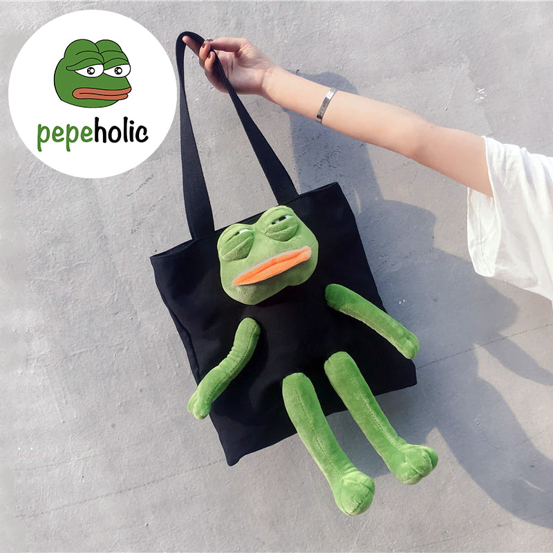 Pepe The Frog Plush Tote Bag