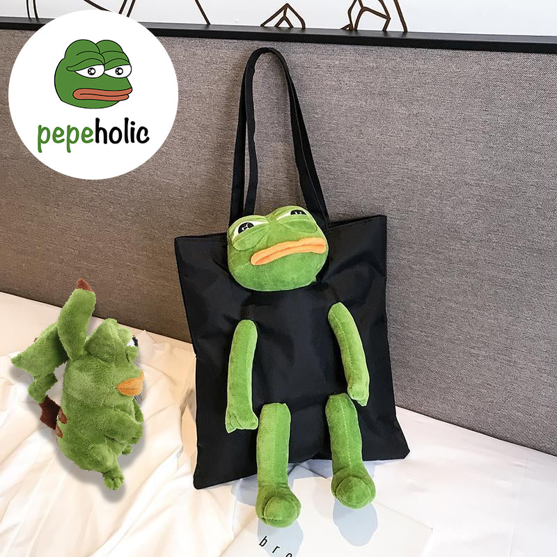 Pepe The Frog Plush Tote Bag